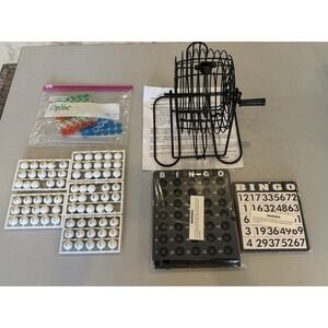 Bingo Game and Accessories for Kids Adults